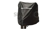 Genuine Royal Enfield Water Resistant Bike Cover Black - SPAREZO